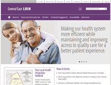 Tablet Screenshot of centraleastlhin.on.ca